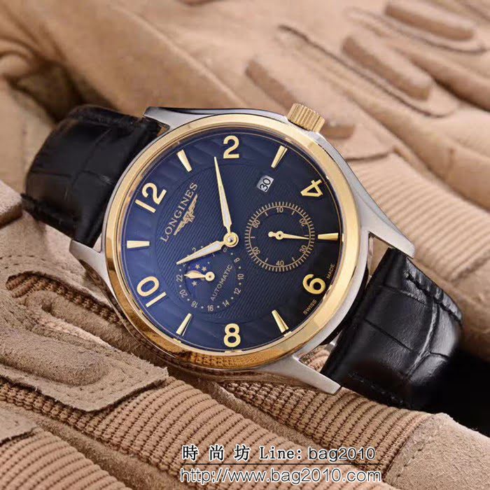 LONGINES浪琴 四針分離 精品男士腕表 WSS1436